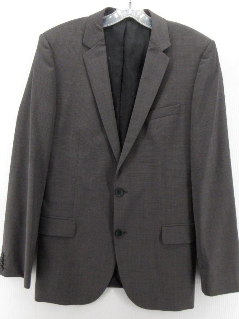 Hugo Boss Sport Coat 42 Blazer Virgin Wool Micro Plaid Performance *